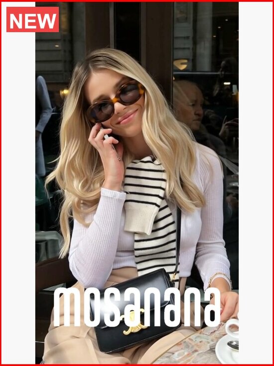Oval Retro Trendy Sunglasses with UV400 Protection